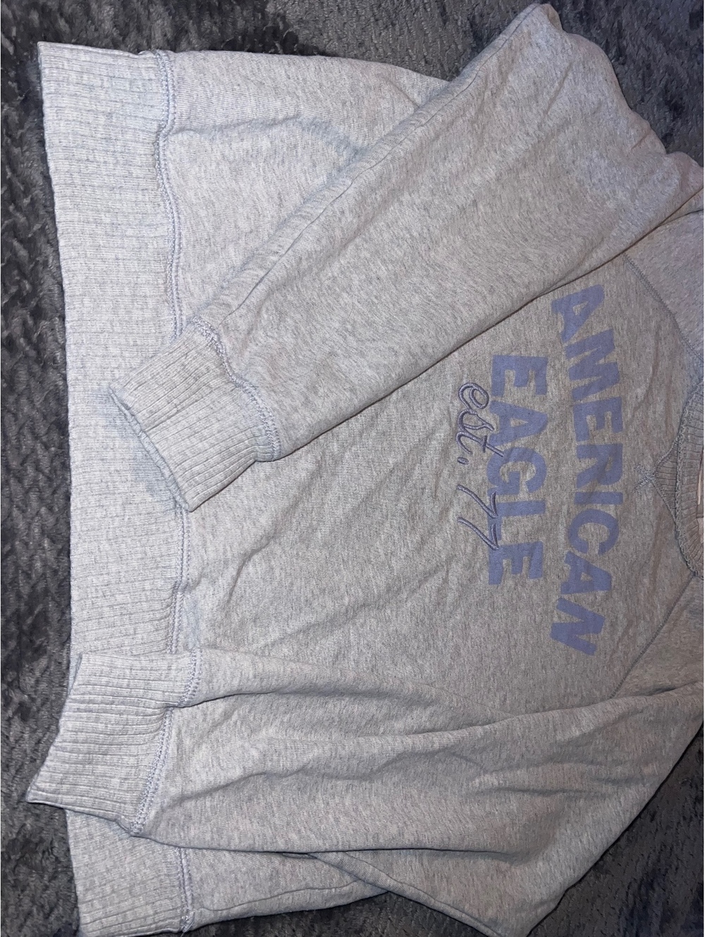 American Eagle, Crewneck, grey size small